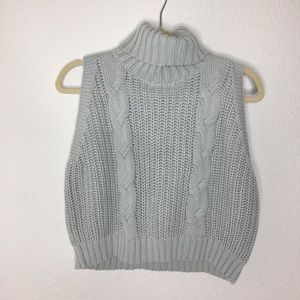 Kendall & Kylie Crop Turtle Neck Sweater